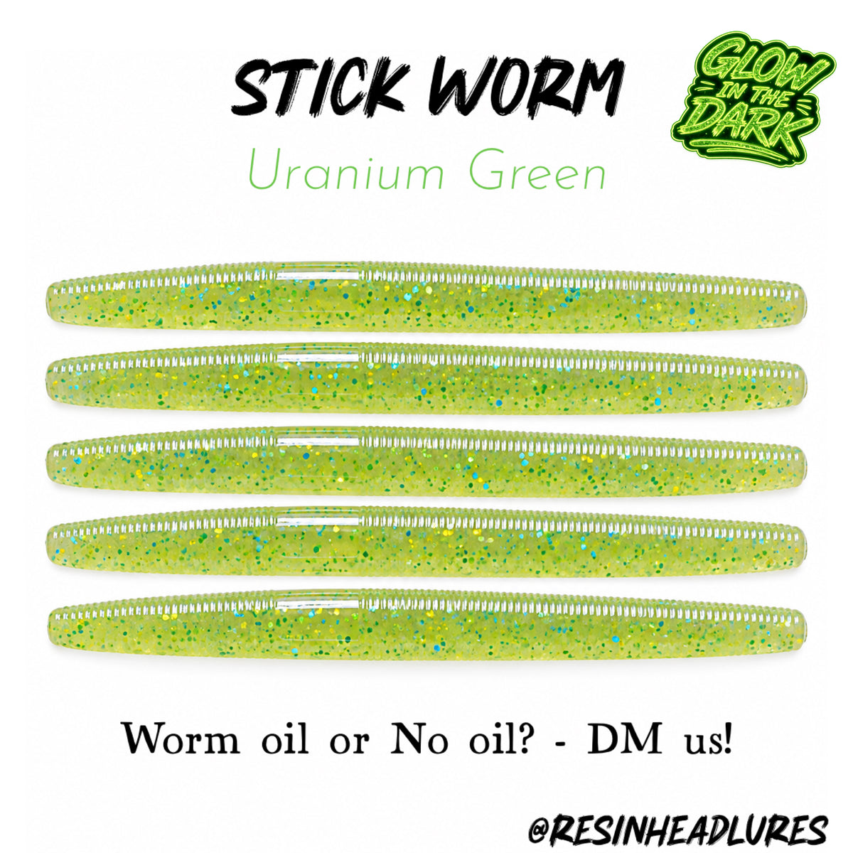 5” Handmade Stick Worm Soft Plastic Fishing Lures – Freshwater & Saltwater Bait for Bass, Trout, Crappie, Redfish, Snook & More